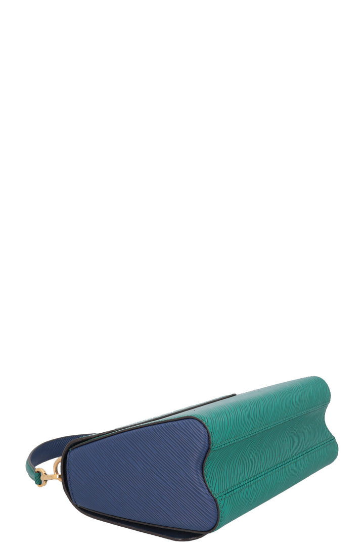 LOUIS VUITTON Twist MM Leather Green Blue