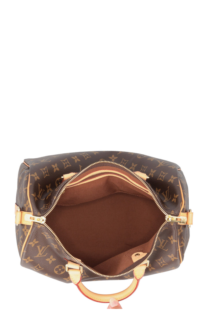 LOUIS VUITTON Speedy 30 Bandoulière MNG Canvas