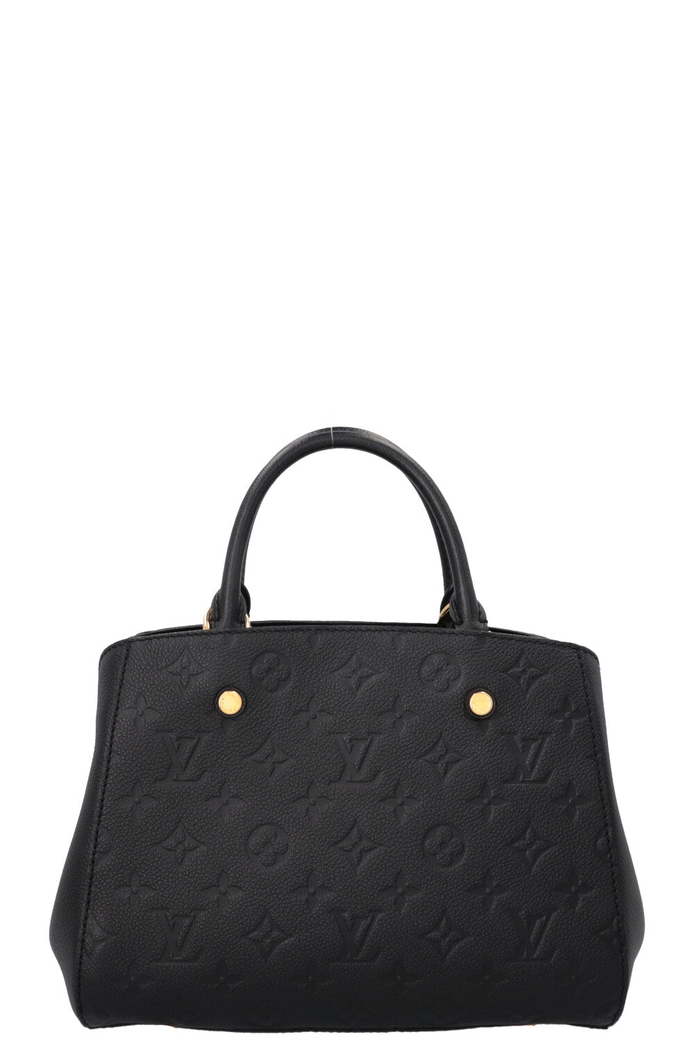 LOUIS VUITTON Montaigne BB Handbag Empreinte Black