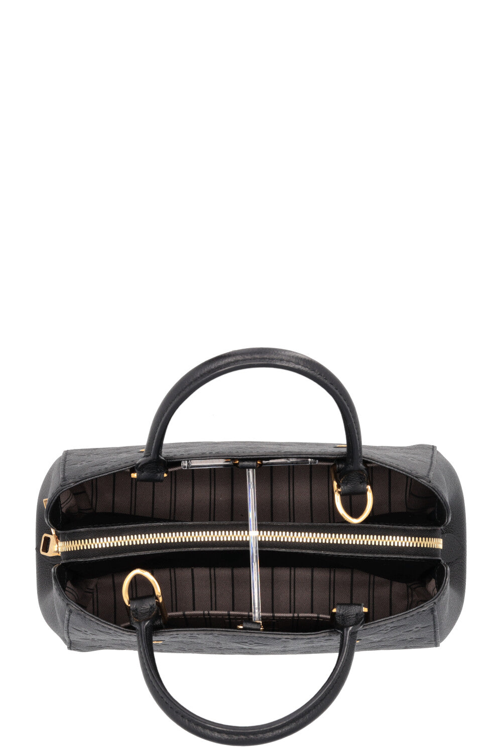 LOUIS VUITTON Montaigne BB Handbag Empreinte Black