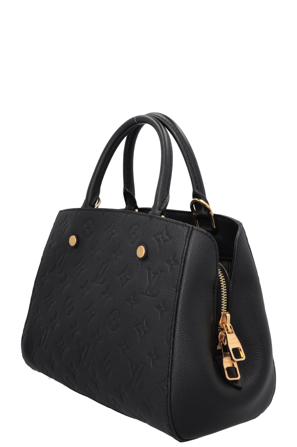 LOUIS VUITTON Montaigne BB Handbag Empreinte Black