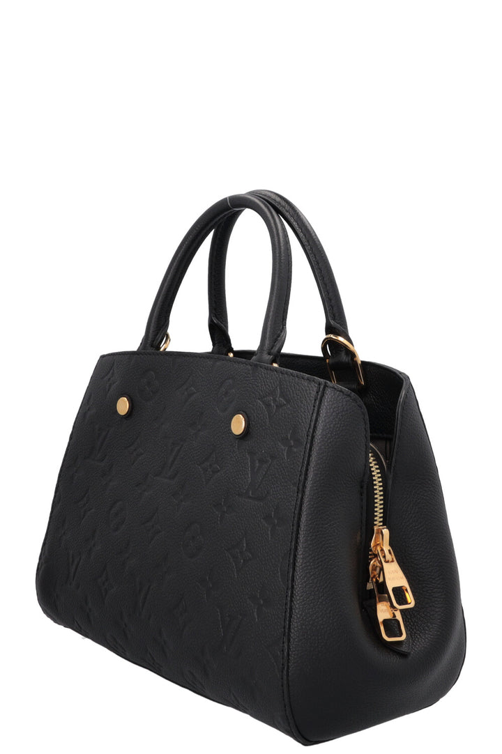 LOUIS VUITTON Montaigne BB Handbag Empreinte Black