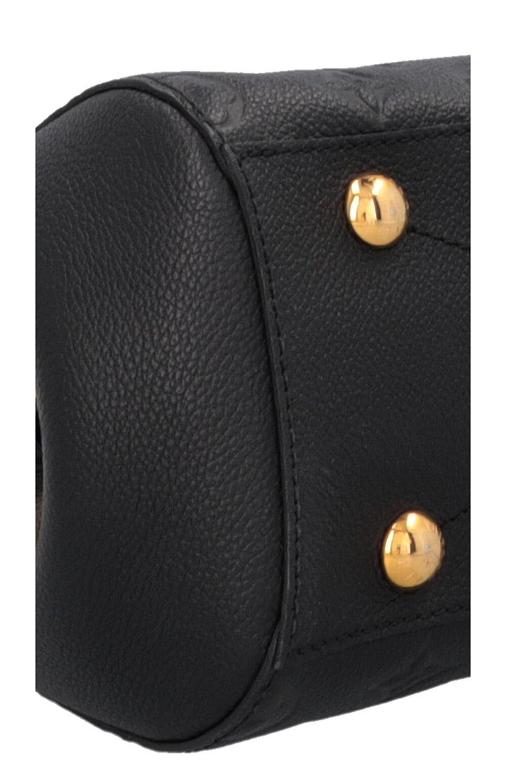 LOUIS VUITTON Montaigne BB Handbag Empreinte Black