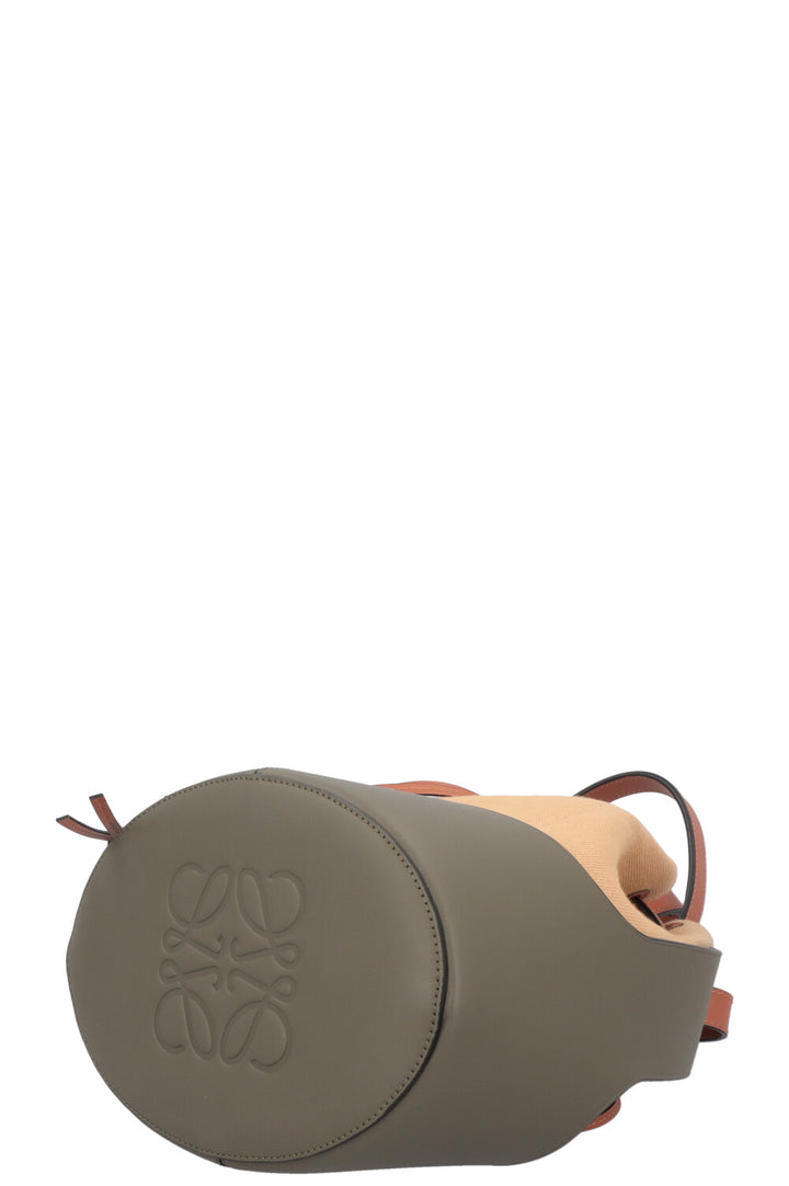 LOEWE Sac Seau Ballon Toile Verte