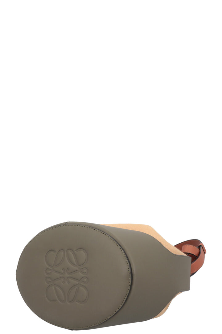 LOEWE Sac Seau Ballon Toile Verte