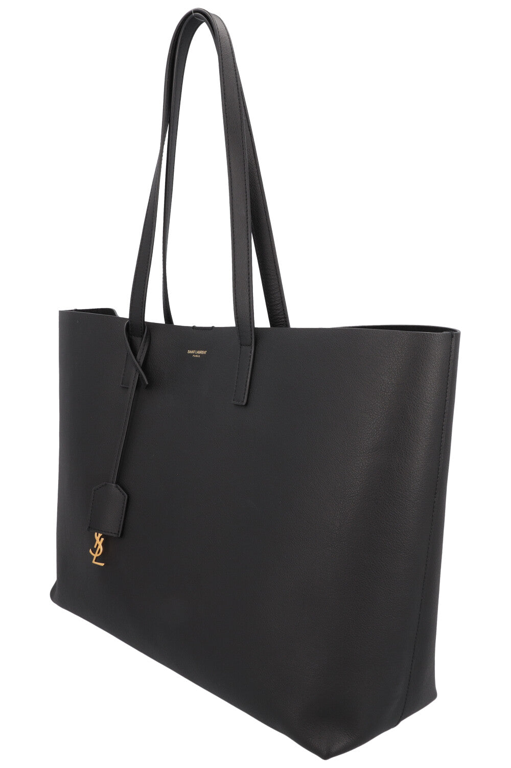 SAINT LAURENT Sac Shopping EW Cuir Noir