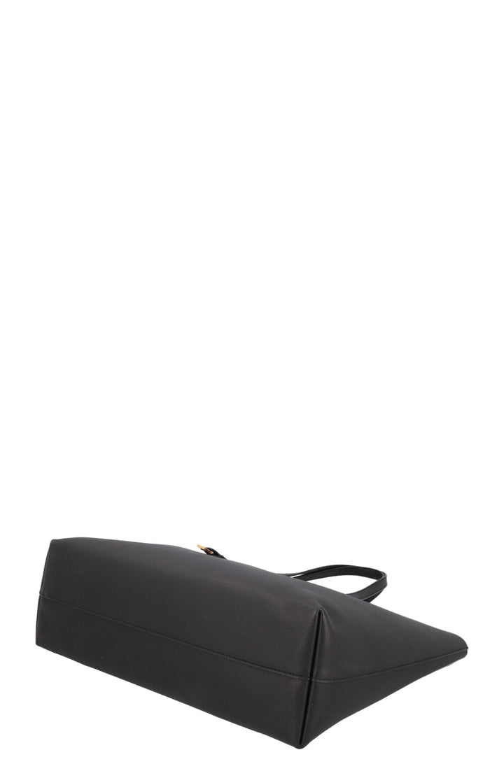 SAINT LAURENT Sac Shopping EW Cuir Noir