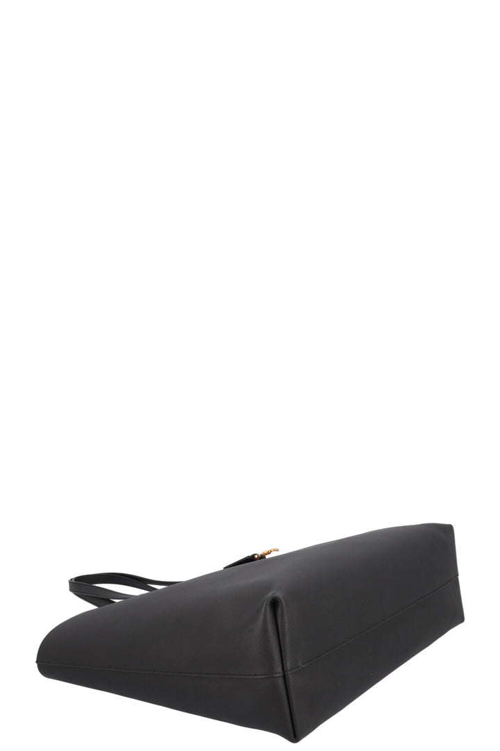 SAINT LAURENT Sac Shopping EW Cuir Noir