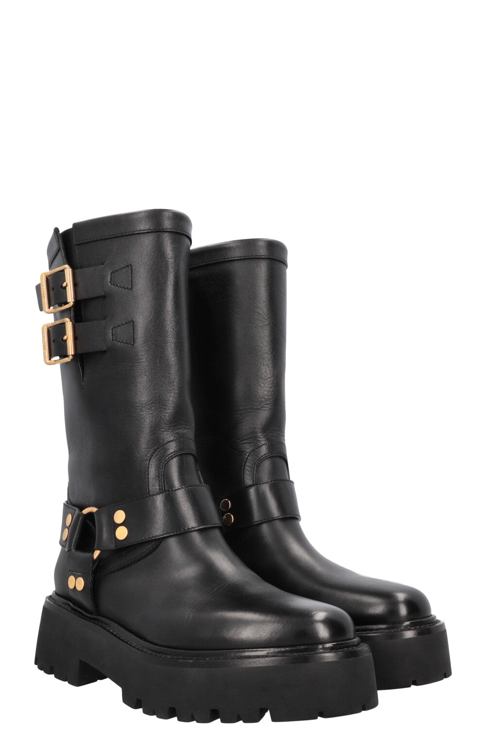 CELINE Biker Boots Black