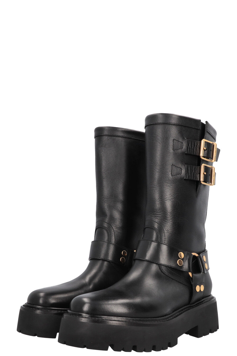 CELINE Biker Boots Black