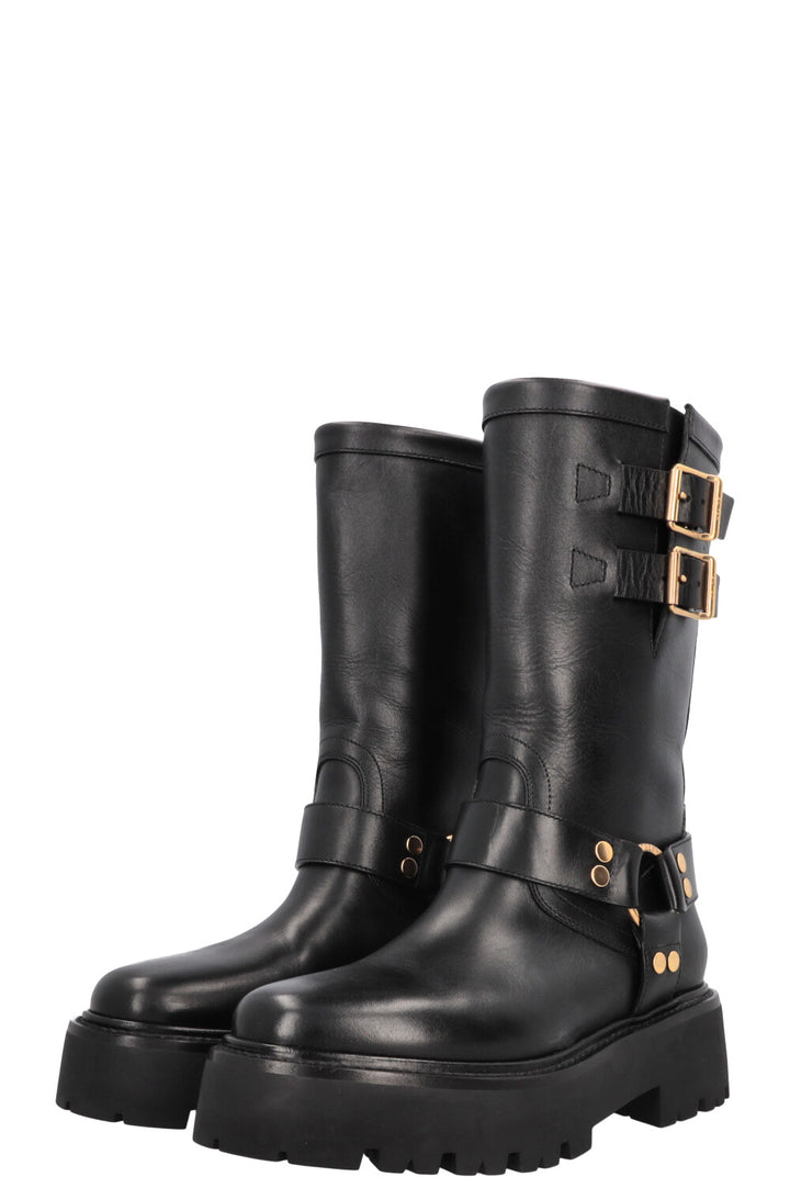 CELINE Biker Boots Black