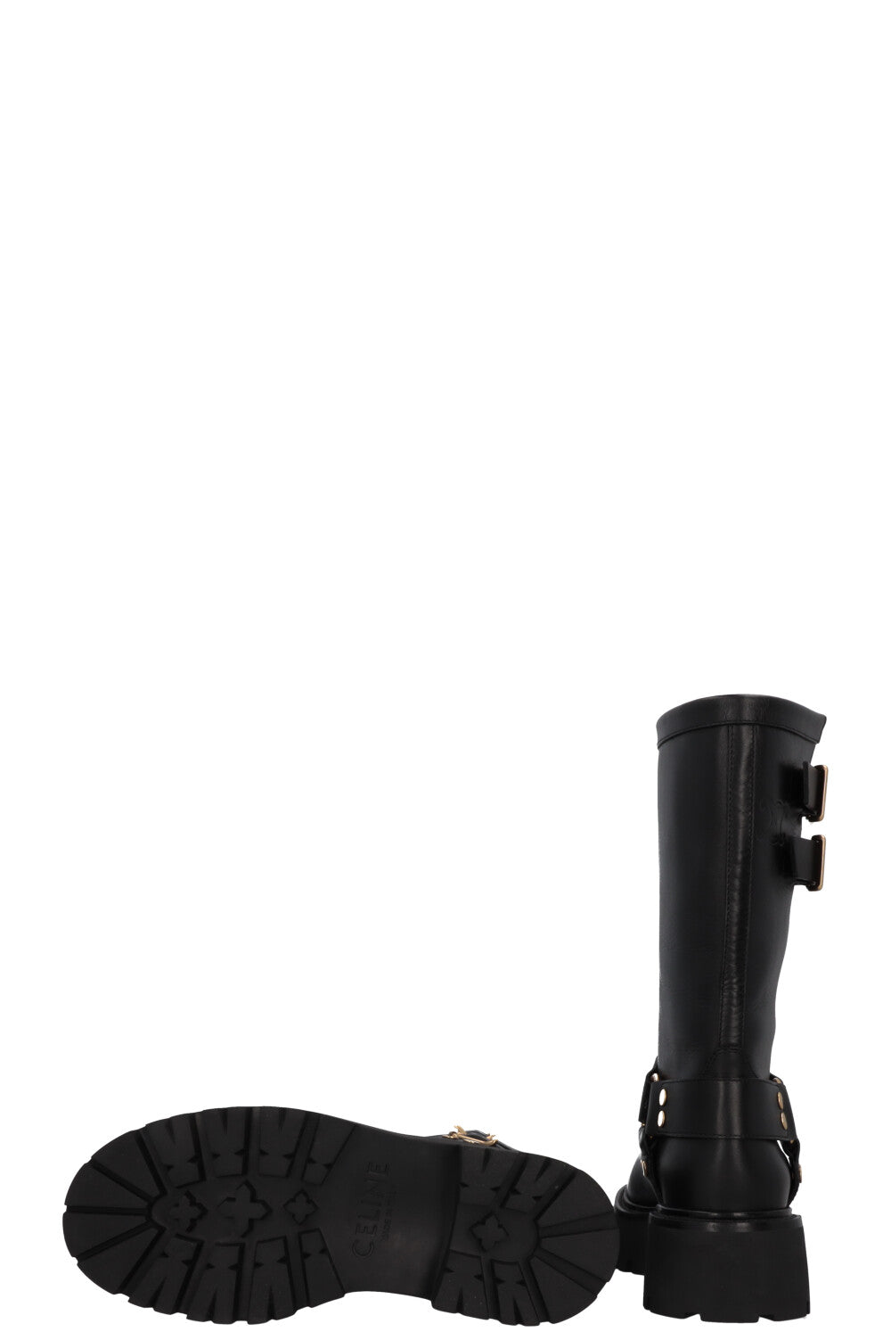 CELINE Biker Boots Black