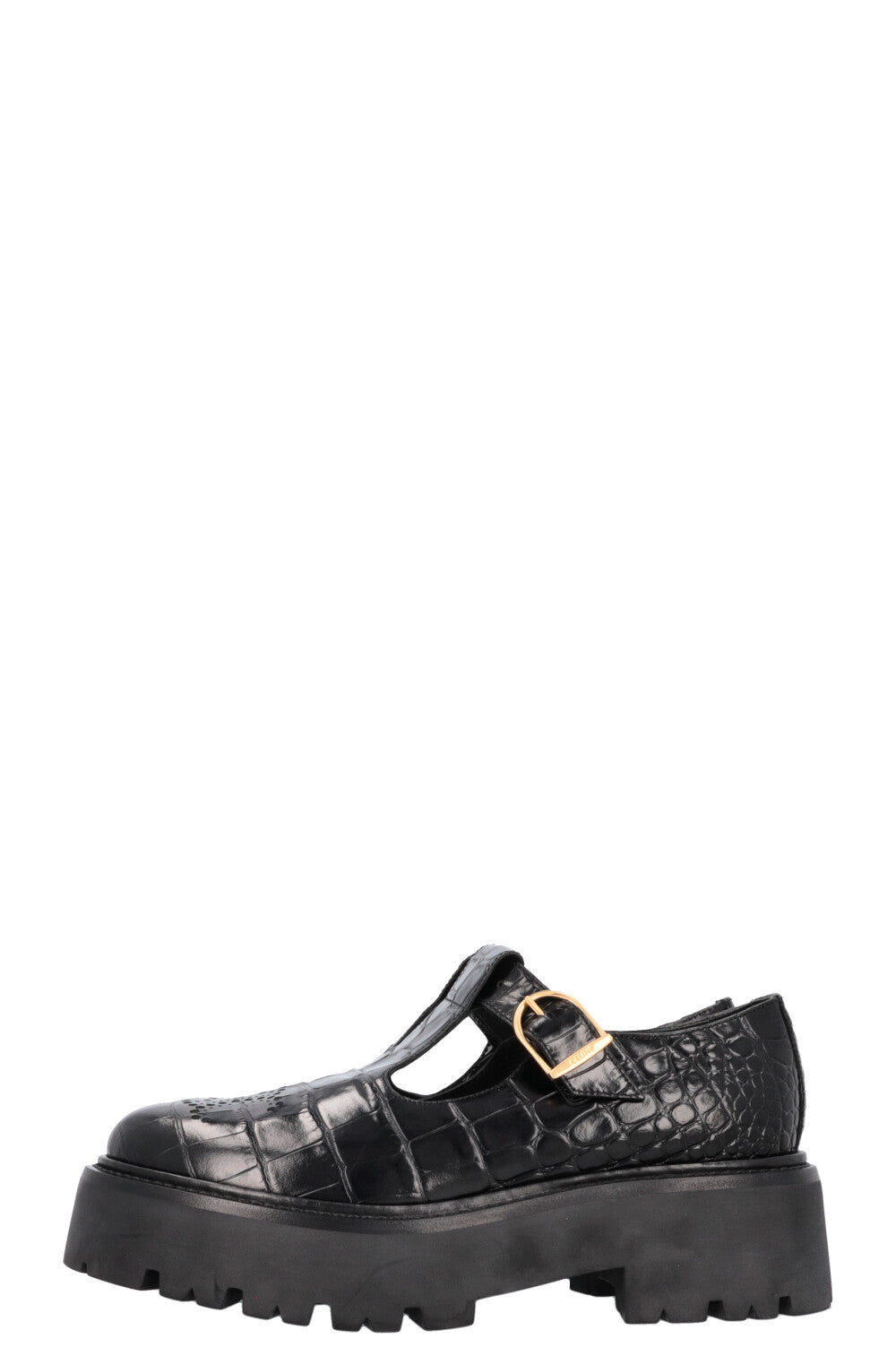 ローファー・オックスフォード CELINE | CELINE BULKY TRIOMPHE PERFORATED BABIES CELINE Bulky Triomphe Perforated Croc Embossed Babies – REAWAKE