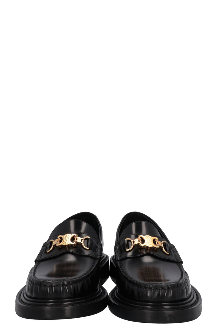 CELINE Triomphe Loafers Black