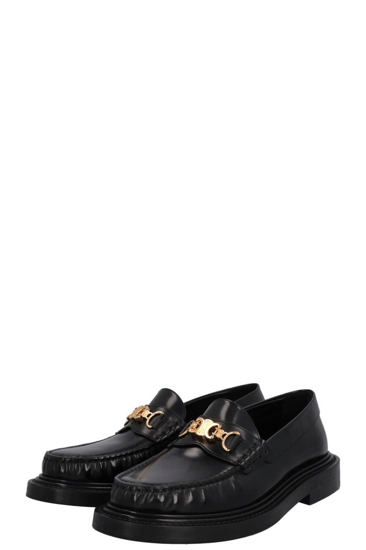 CELINE Triomphe Loafers Black