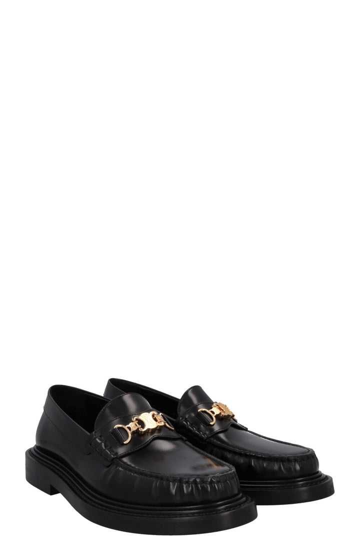 CELINE Triomphe Loafers Black
