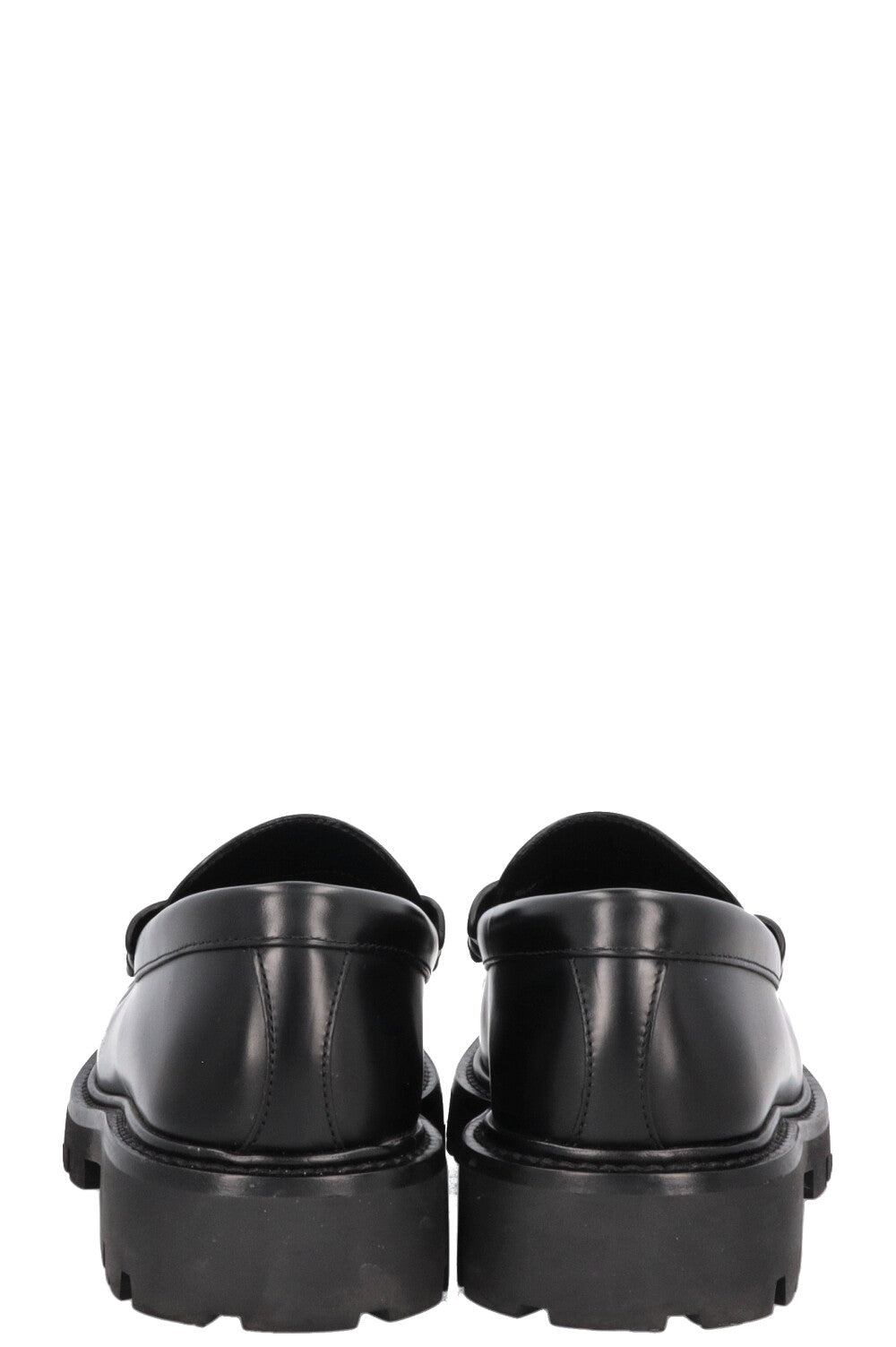 CELINE Margaret Fringed Triomph Mocassins Noir