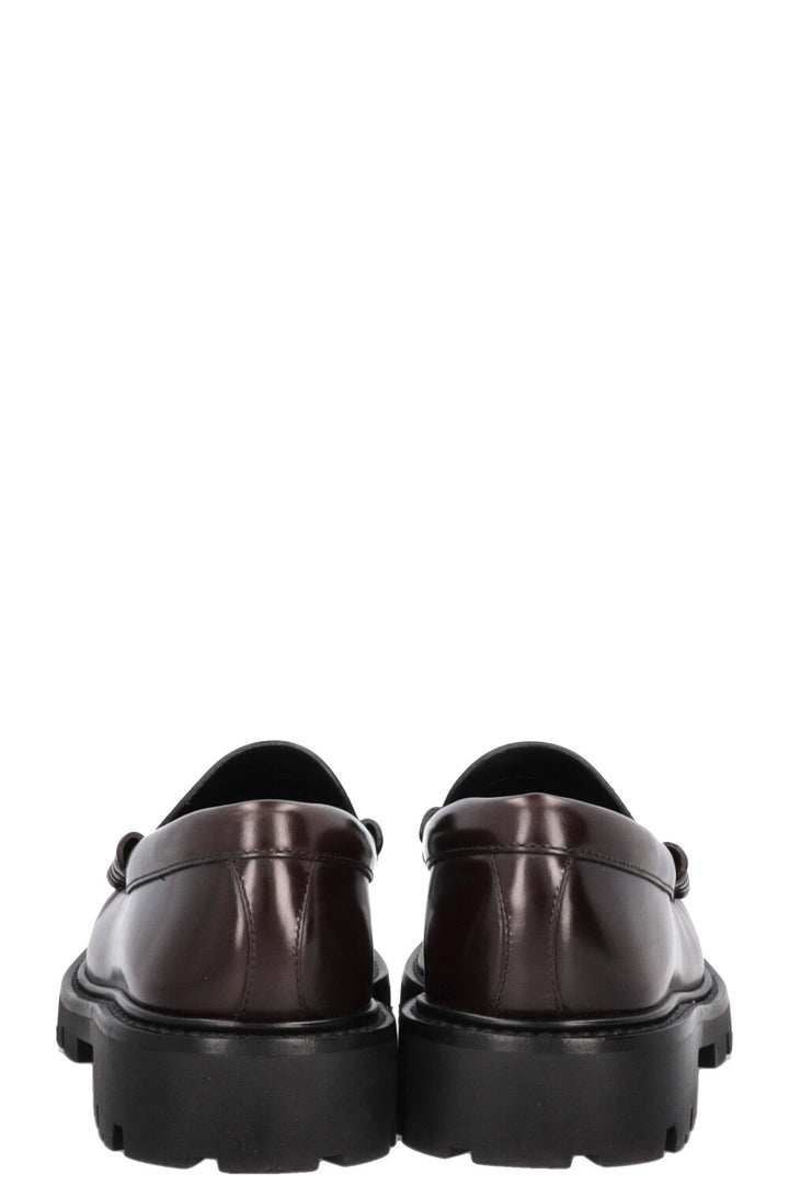 Mocassins CELINE Margaret Shadow Triomphe Marron