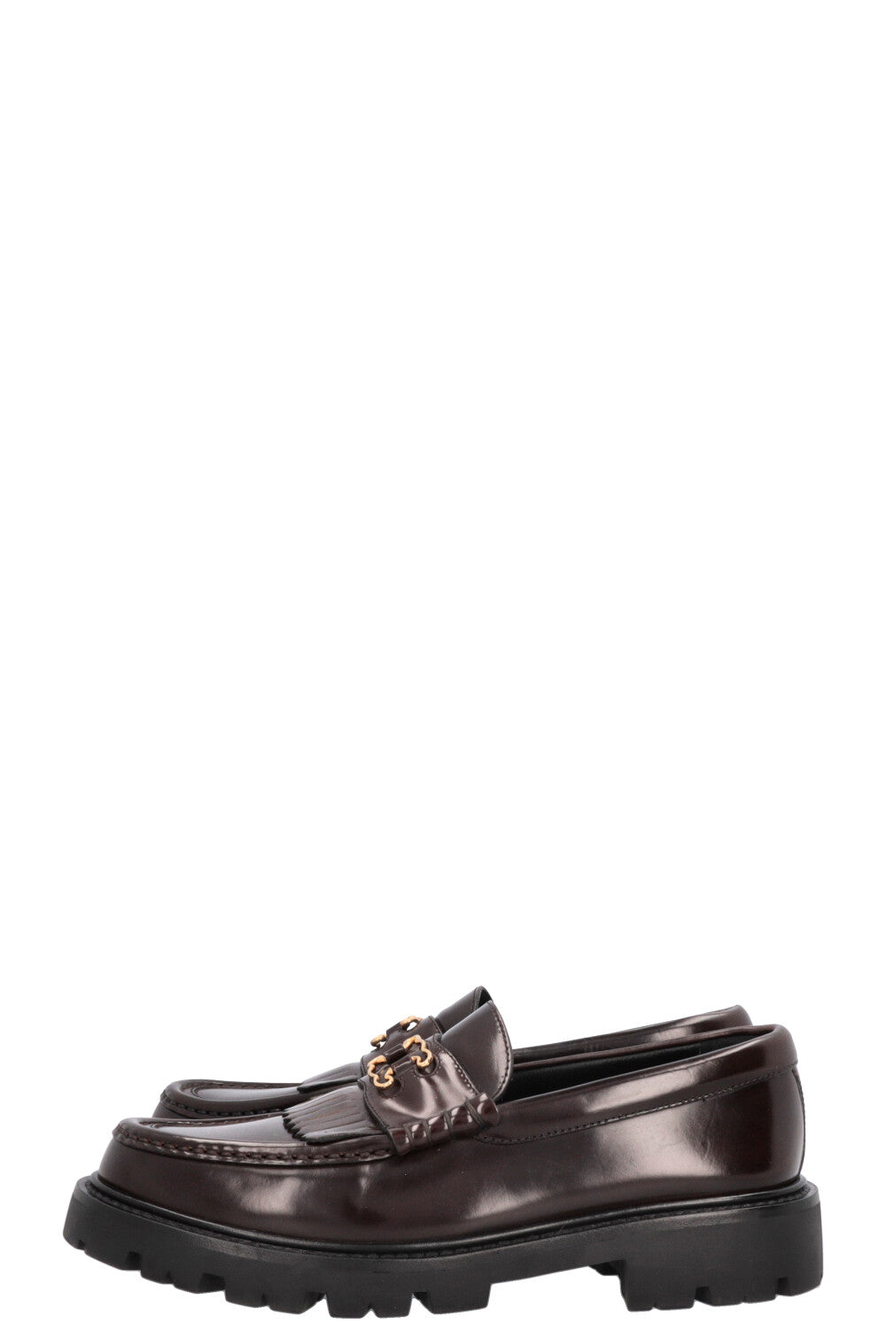 Mocassins CELINE Margaret Shadow Triomphe Marron