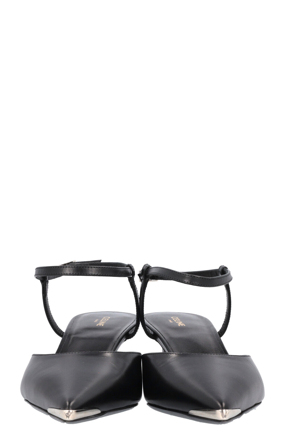 CELINE Heels Leather Black