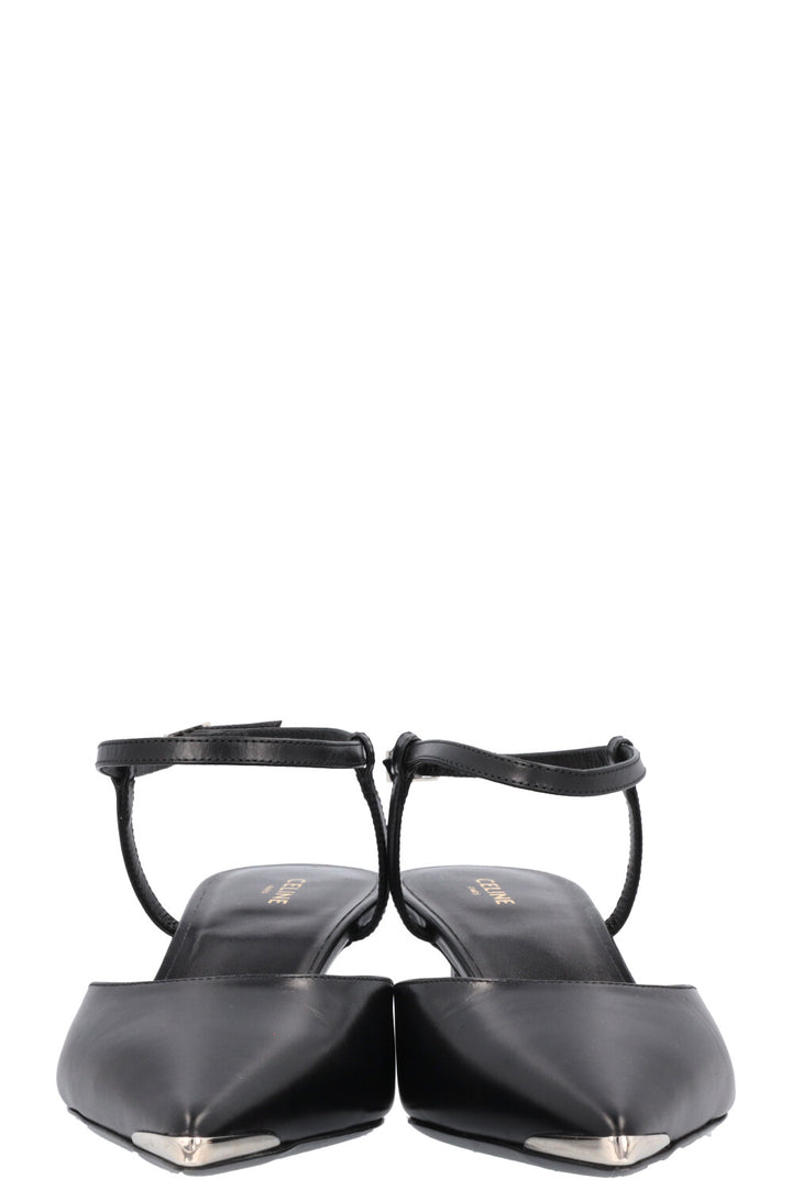 CELINE Heels Leather Black