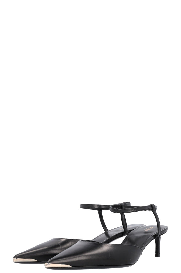 CELINE Heels Leather Black