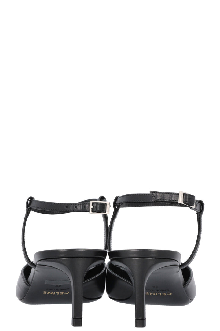 CELINE Heels Leather Black