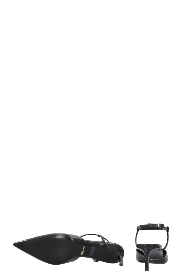 CELINE Heels Leather Black
