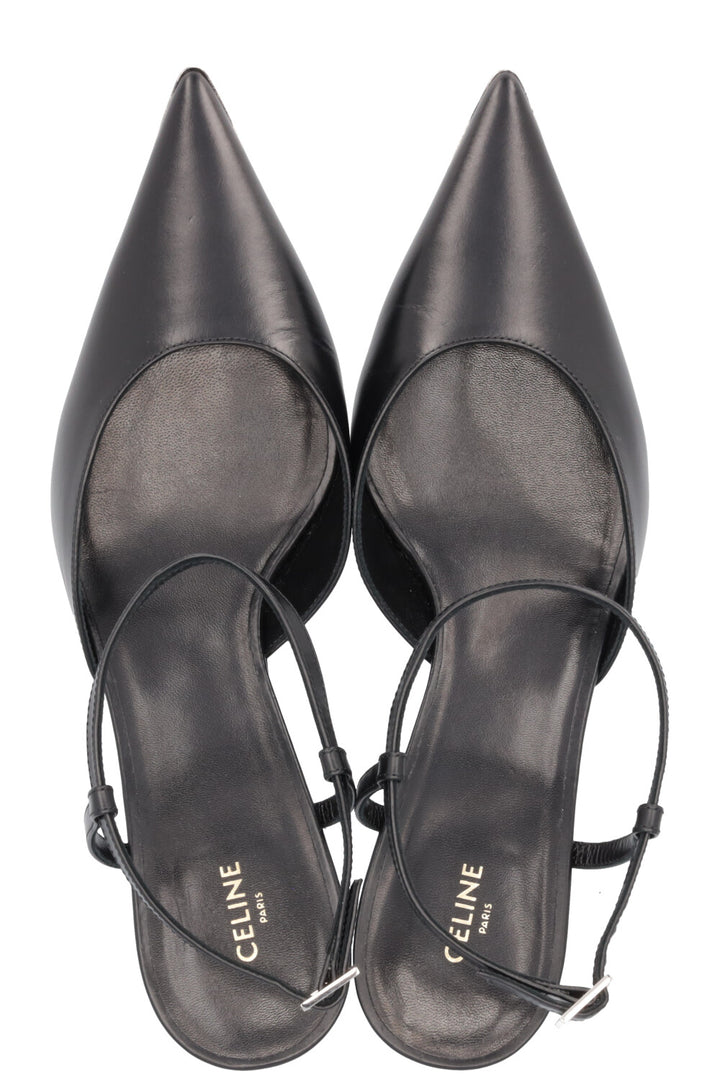 CELINE Heels Leather Black