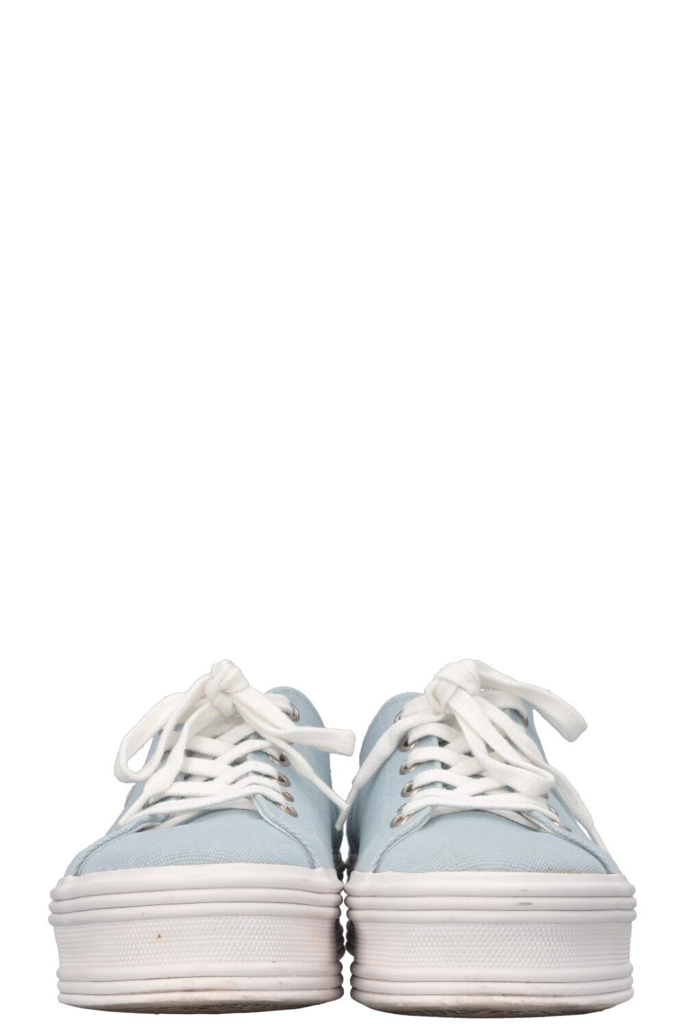 CELINE Triomphe Sneakers Canvas Blue White