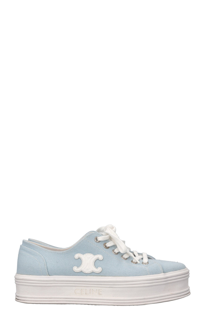 CELINE Triomphe Sneakers Canvas Blue White
