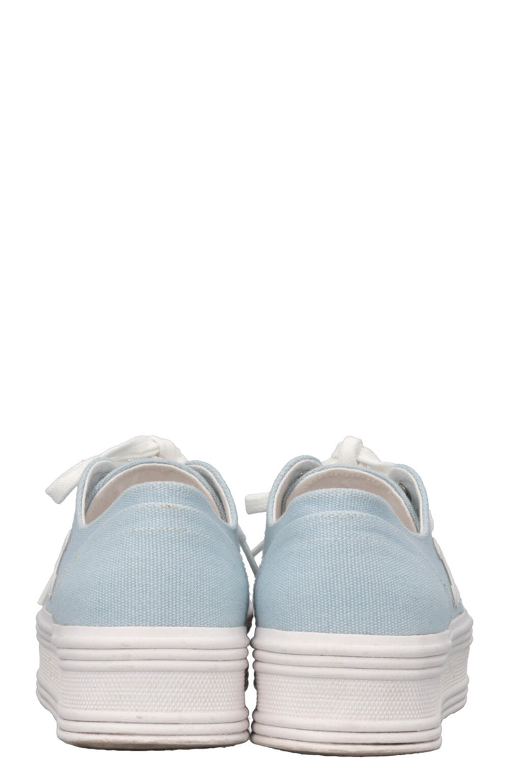CELINE Triomphe Sneakers Canvas Blue White