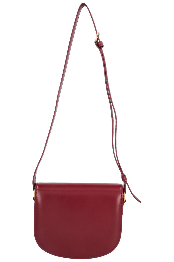 CELINE Clea Triomphe Crossbody Bag Red