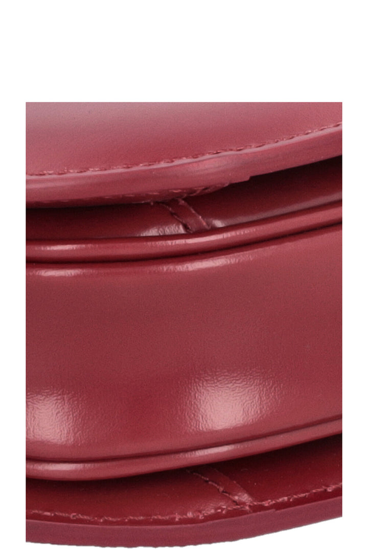 CELINE Clea Triomphe Crossbody Bag Red