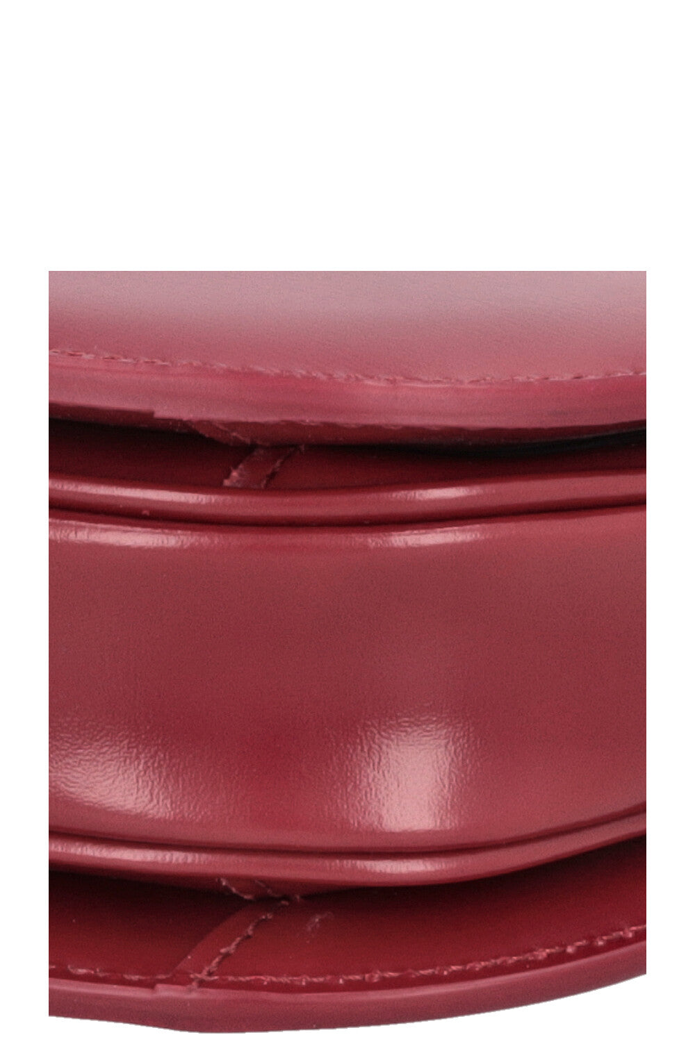 CELINE Clea Triomphe Crossbody Bag Red