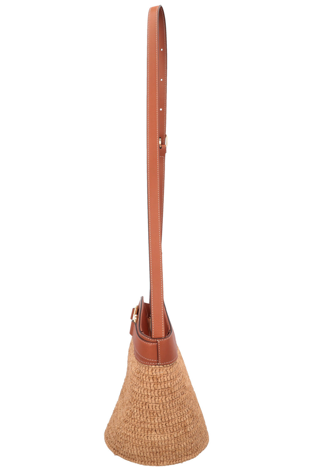 CELINE Crecy Bucket Bag Raffia