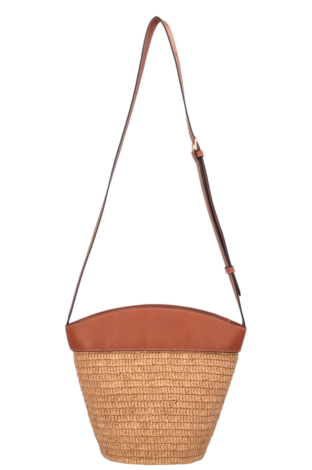 CELINE Crecy Bucket Bag Raffia