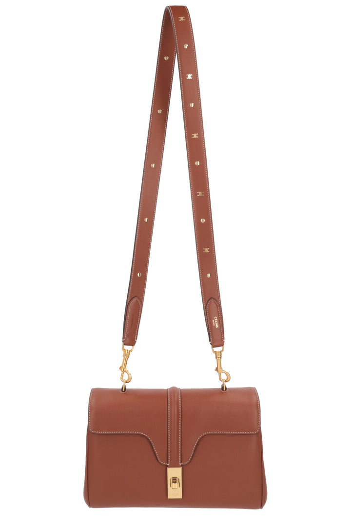 Sac bandoulière souple CELINE 16 Congac