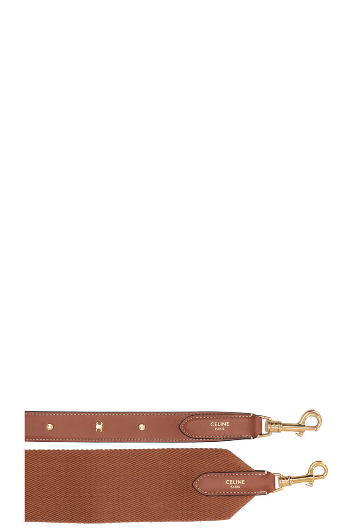 Sac bandoulière souple CELINE 16 Congac