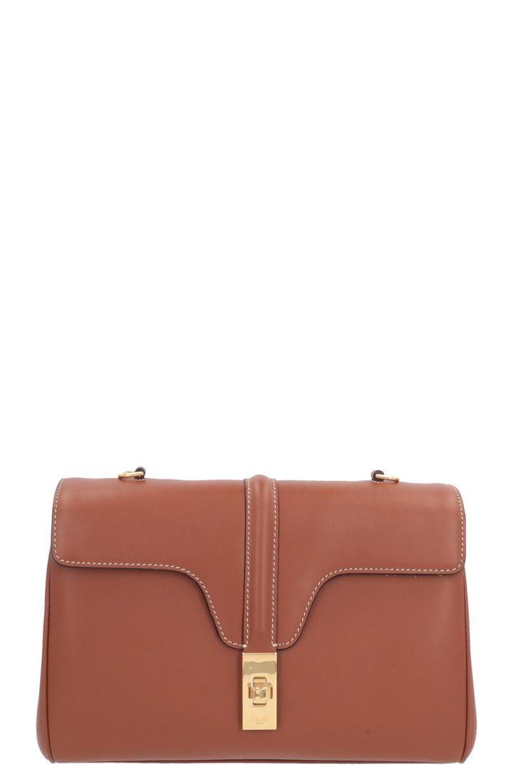 Sac bandoulière souple CELINE 16 Congac