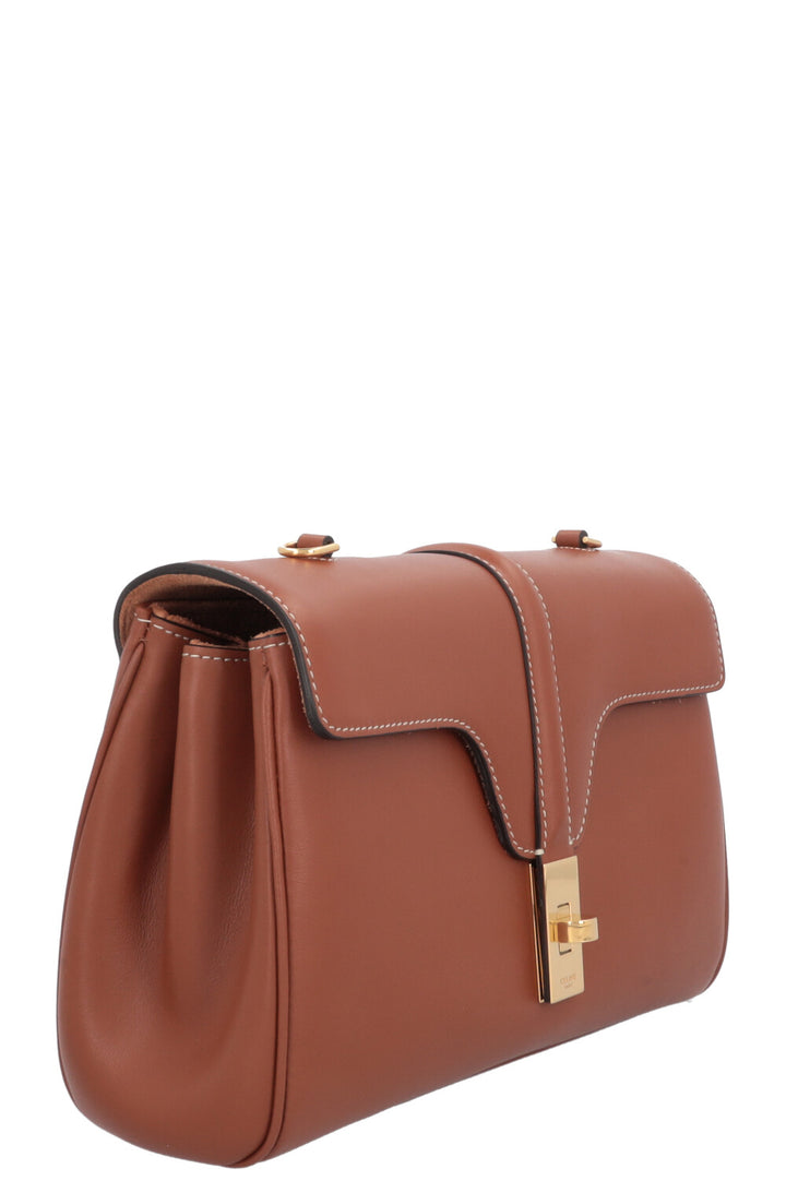Sac bandoulière souple CELINE 16 Congac