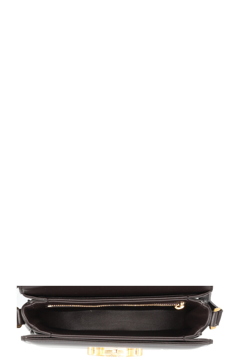 CELINE Clea Triomphe Crossbody Bag Brown