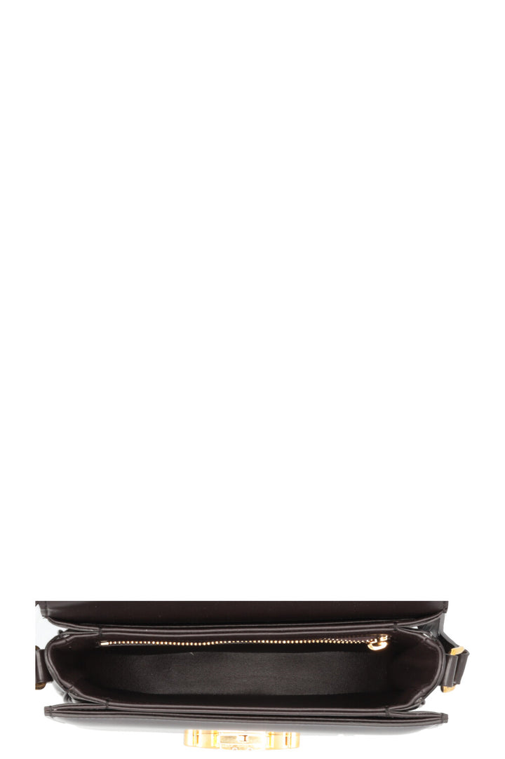CELINE Clea Triomphe Crossbody Bag Brown