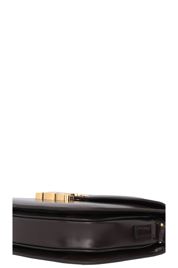 CELINE Clea Triomphe Crossbody Bag Brown