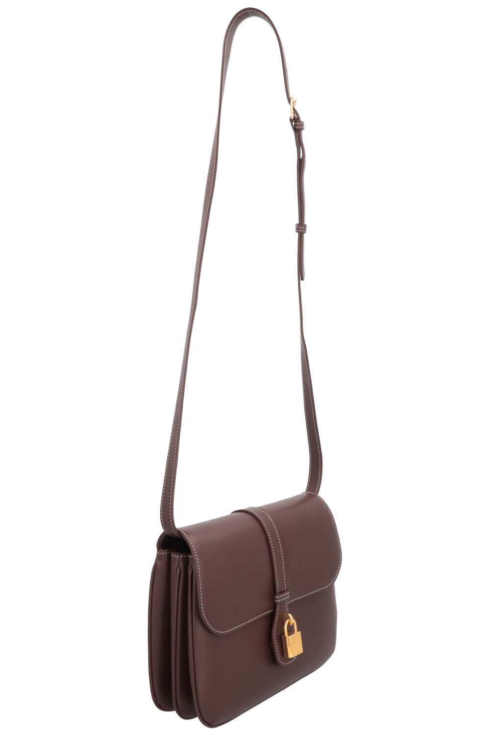 CELINE Tabou Medium Crossbody Bag Brown