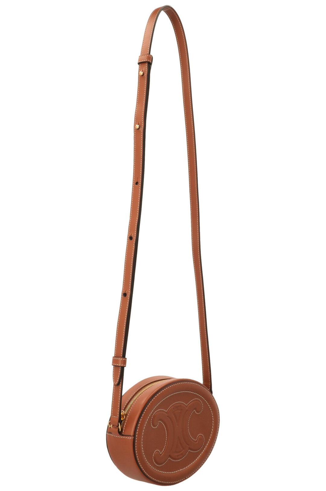 CELINE Oval Triomphe Bag Brown