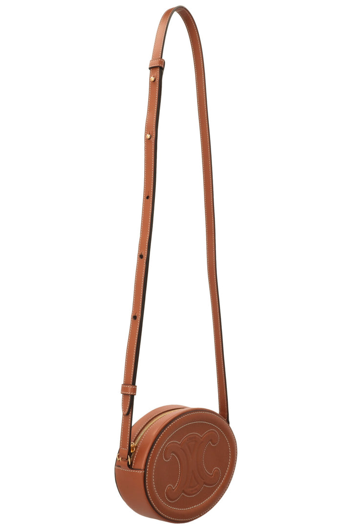 CELINE Oval Triomphe Bag Brown