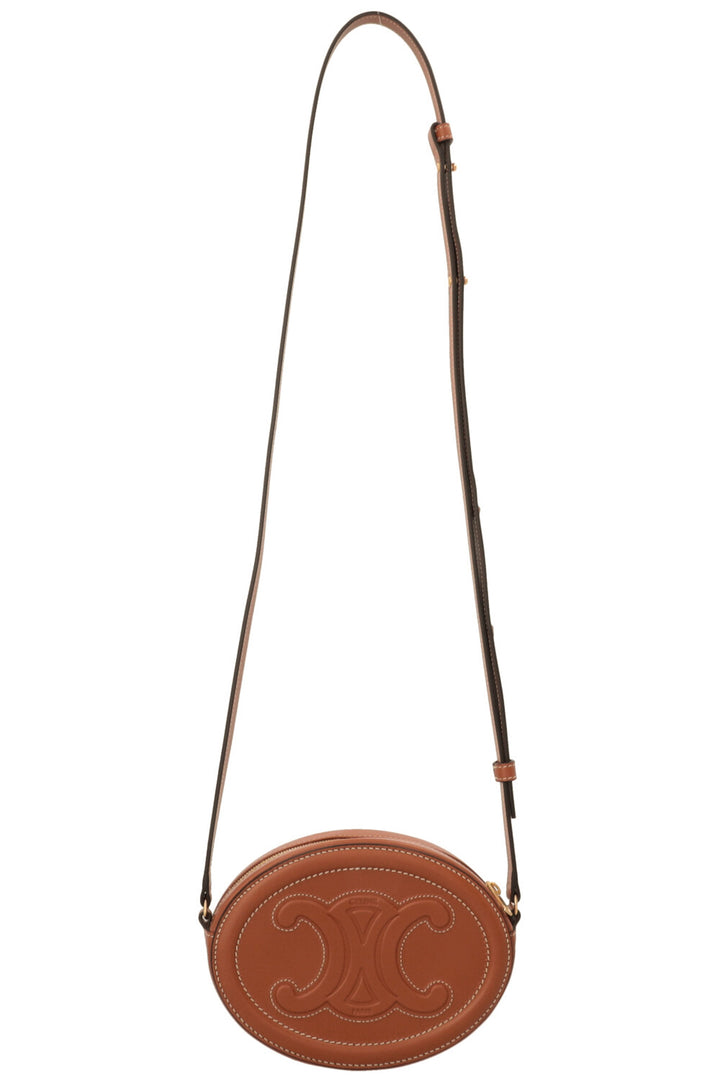 CELINE Oval Triomphe Bag Brown