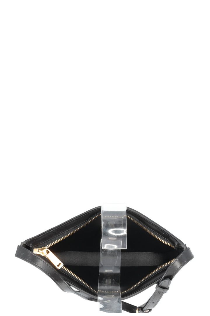 CELINE Croque Bag Leather Black
