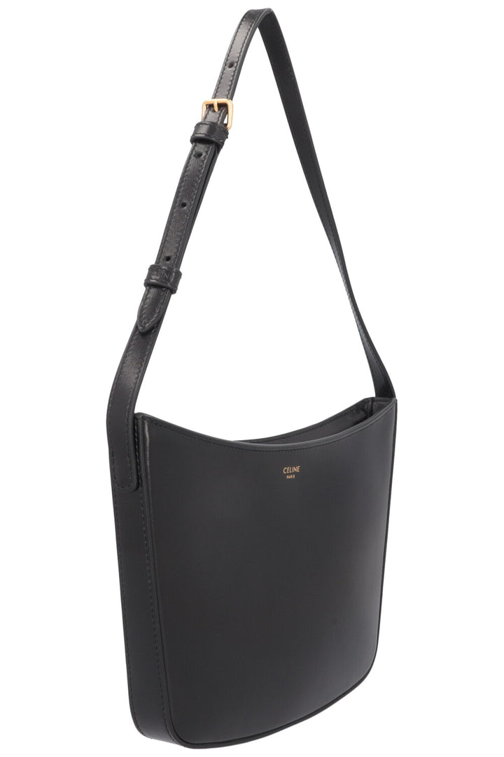 CELINE Croque Bag Leather Black